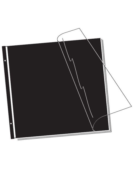 Zestaw uzupełniający karton fotograficzny samoprzylepny czarny album samoprzylepny Lazuli 5 arkuszy