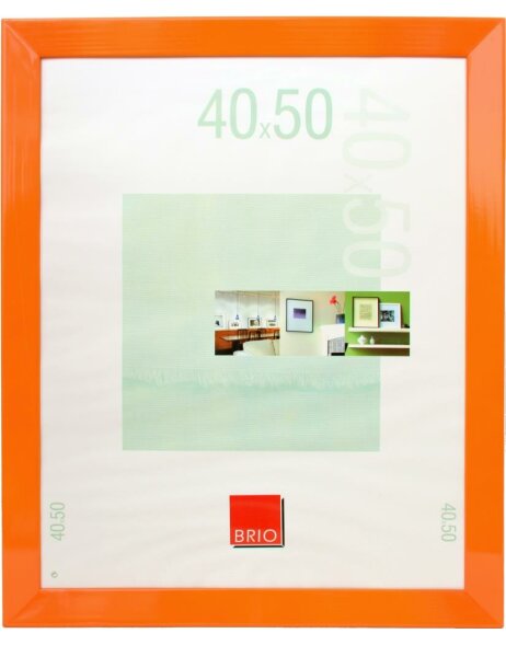Glossy frame 40x50 cm Elite orange