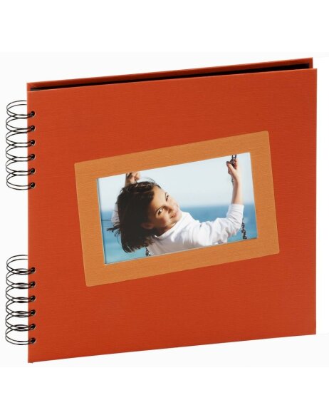 Small orange 22x22 cm Tais photo album