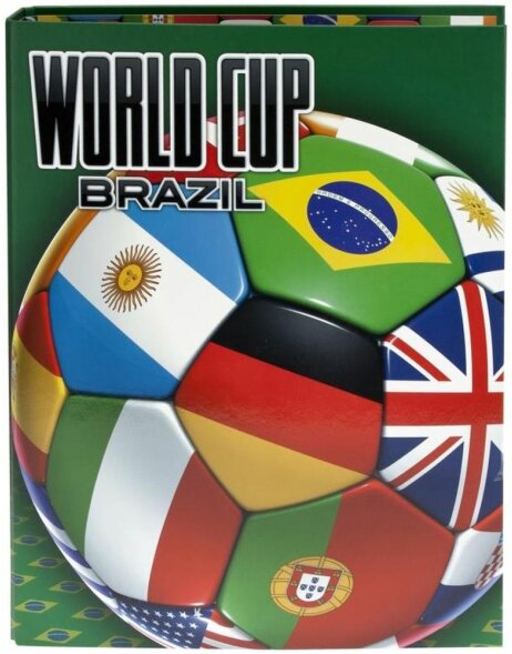 WORLD CUP BRAZIL Folder DIN A4 8 cm
