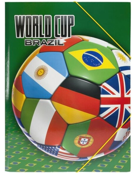 WORLD CUP BRAZIL dossier de collection DIN A3