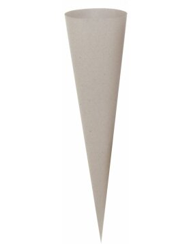 School cone blank gray 50 cm