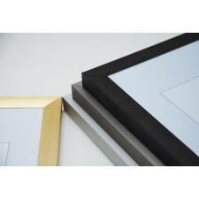Marco de aluminio Spacy 50x60 cm negro