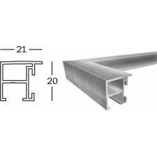 Aluminium frame Spacy 15x20 cm staal