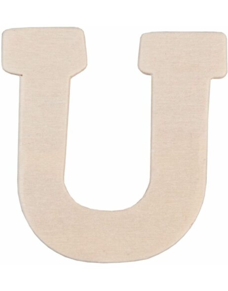 set of 3 letters U, 62296-U Clayre Eef