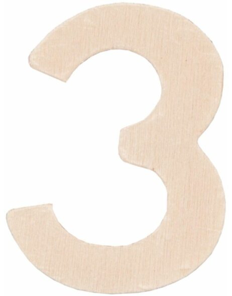 Wood-digit 3 - 4 cm