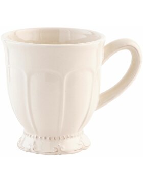 6CE0259 Clayre Eef RUSTIC ROMANCE tea cup - natural