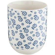 6x8 cm ceramic cup blue