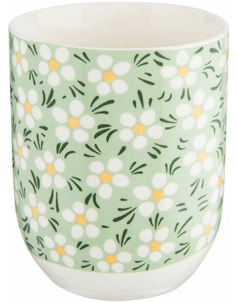 ceramic cup &Oslash; 6*8 cm green
