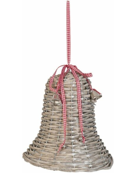 6RO0280L Clayre Eef Wieszak dekoracyjny dzwonek jasnobrązowy