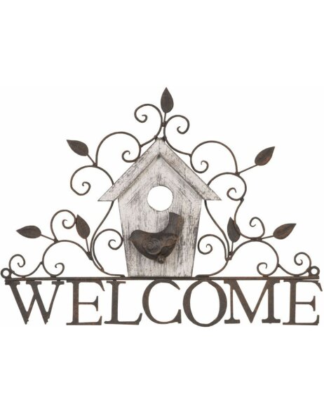 WELCOME hanging decoration 35x27 cm