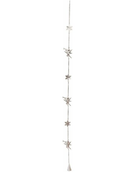 Cuerda decorativa plata - 6Y1295 Clayre Eef