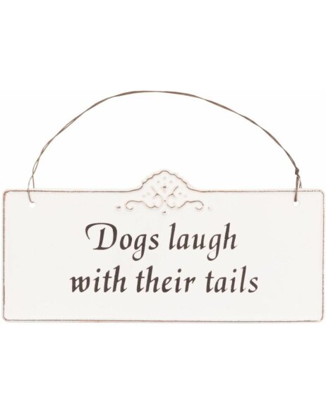 DOGS tin-plate natural - 6Y1368 Clayre Eef