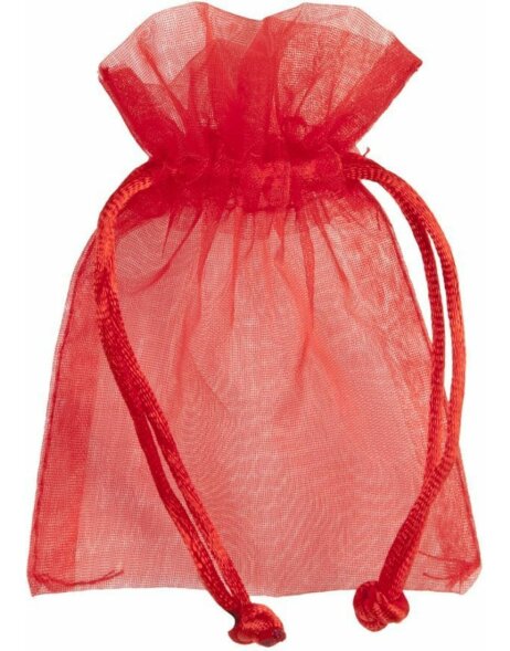 Organza bags 10 Pieces Red 10x7 cm