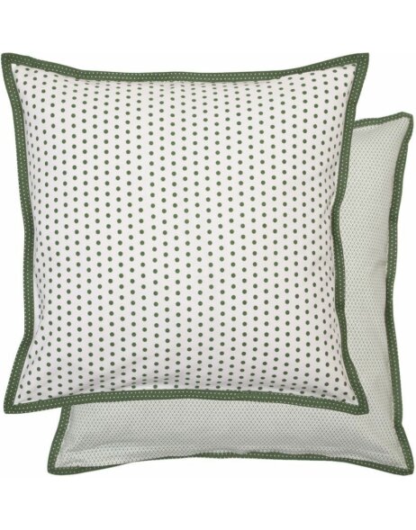 Pillow 40x40 cm Dotted green