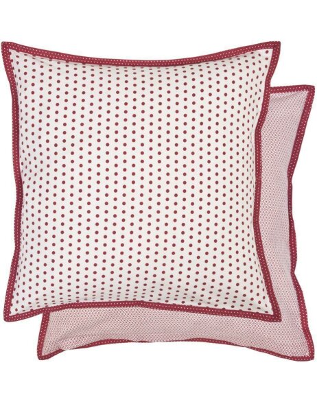 Pillow 40x40 cm Dotted red