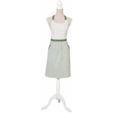 Dotted Apron 70x85 cm green