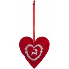 heart hanger in the size 6x6 cm