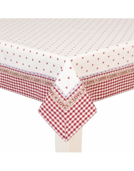 Tablecloth WLS15 Clayre Eef 150x150 cm