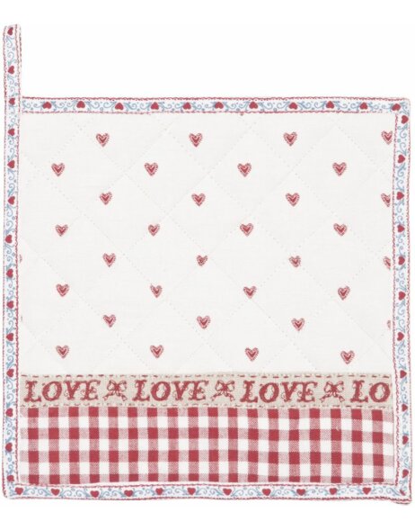 Pan Holder With love uit Zwitserland 20x20 cm