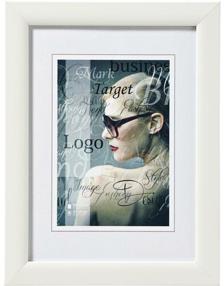 Shades picture frame 10x15 cm white
