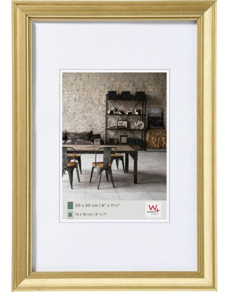 Walther Picture Frame Lounge gold 20x30 cm