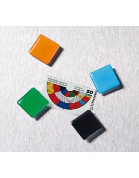 6 Magnete Quadrate 2 Farben
