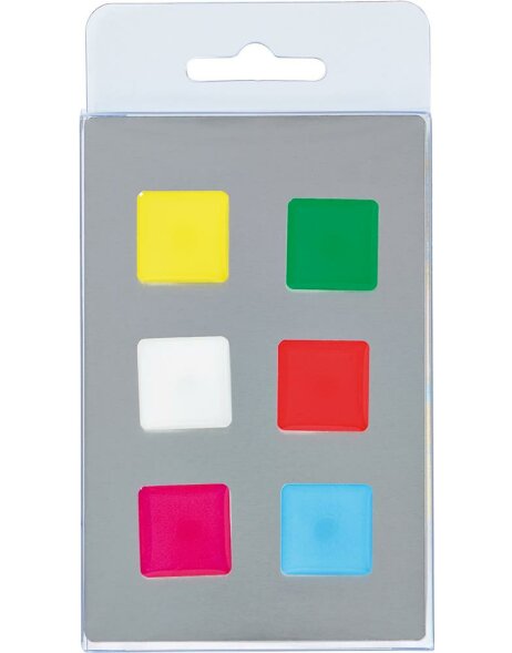 coloured magnets 6 squares