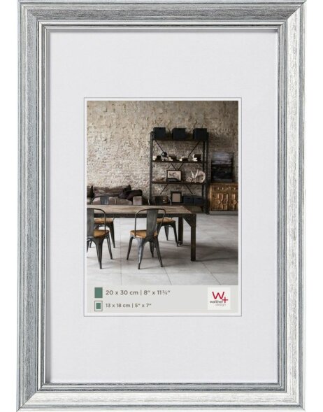 photo frame Lounge 30x40 cm silver