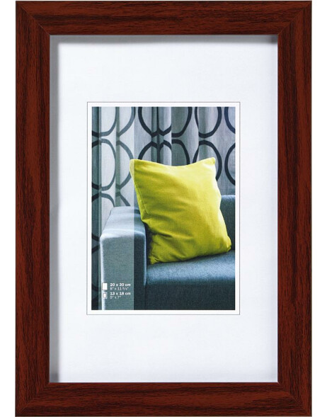 Pillow picture frame 50x70 cm mahogany