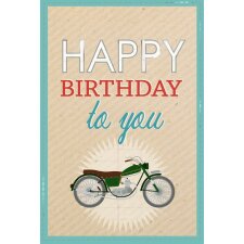 ARTEBENE Card Birthday Motorcycle