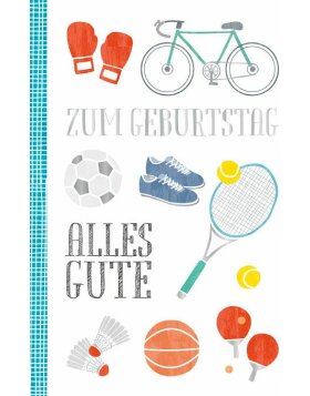 Artebene Karte Geburtstag  Sport