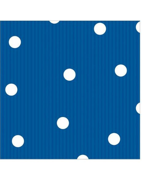 Tovaglioli Artebene Dots Stripes blu 25x25 cm