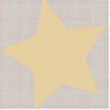 Artebene Servetten Star groot taupe goud 25x25 cm