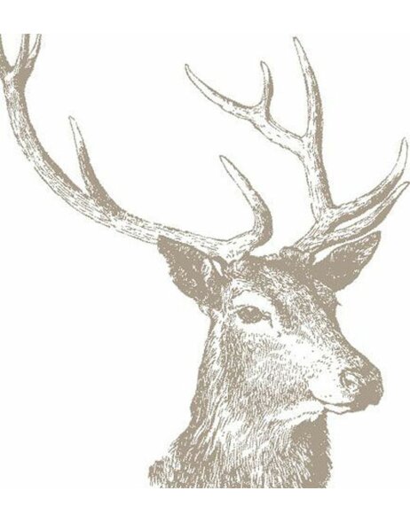 Tovaglioli Artebene Deer taupe 33x33 cm