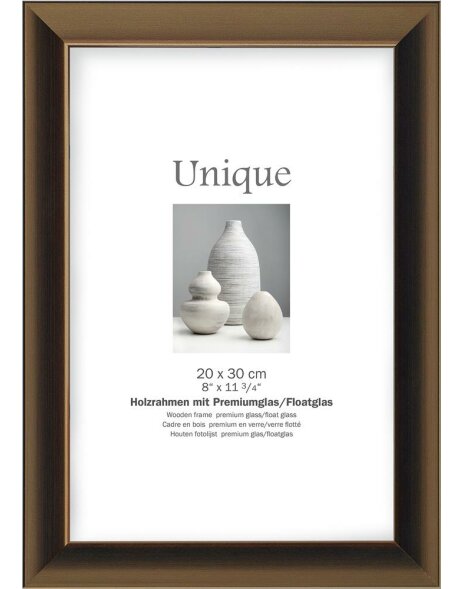 Holzrahmen Unique 8 40x50 cm bronze