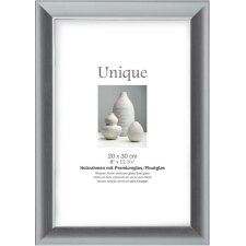 Drewniana ramka Unique 8 40x50 cm srebrna