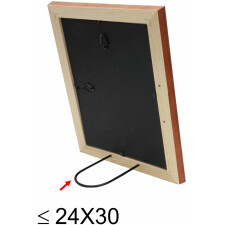 wooden frame S40C Deknudt 30x40 cm brown