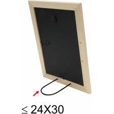 wooden frame S40C Deknudt 13x18 cm white