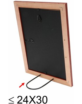 wooden frame S40C Deknudt 15x20 cm red