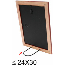 wooden frame S40C Deknudt 18x24 cm red