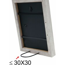 Marco de madera S45R moldura de bloque 30x30 cm luz