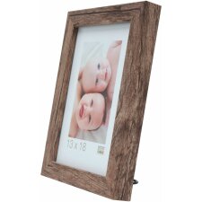 wooden frame S45R 15x20 cm brown