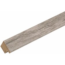 Marco de madera S45R Moldura de bloque 40x40 cm gris-beige