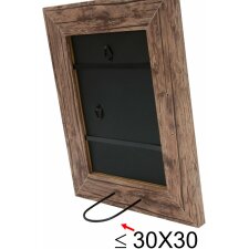 wooden frame S48SH 20x25 cm brown
