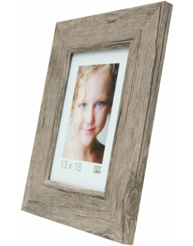 wooden frame S48SH 13x13 cm gray-beige