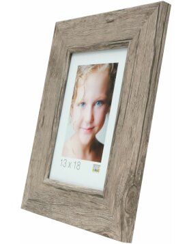 wooden frame S48SH 18x24 cm gray-beige