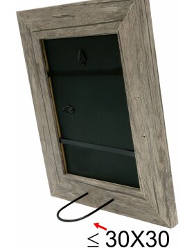 wooden frame S48SH 30x30 cm gray-beige