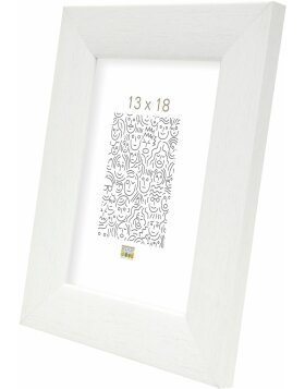 wooden frame S53G white 30x60 cm
