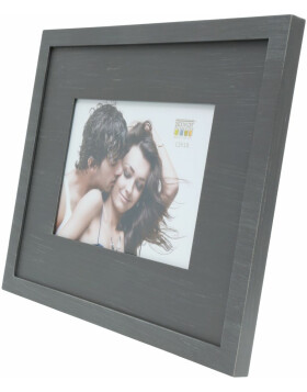 photo frame S67KS wooden mat 10x15 cm gray